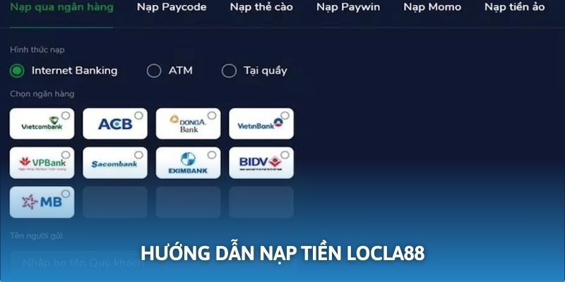 Quy trình nạp tiền chỉ với 5 bước tại nhà cái