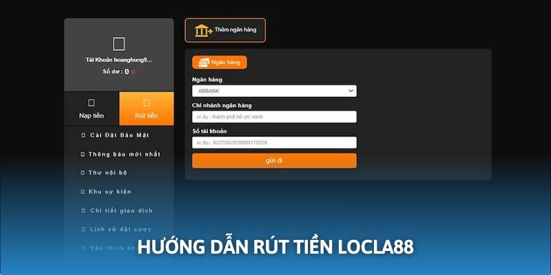Rút tiền về tài khoản nhanh chóng với vài bước đơn giản